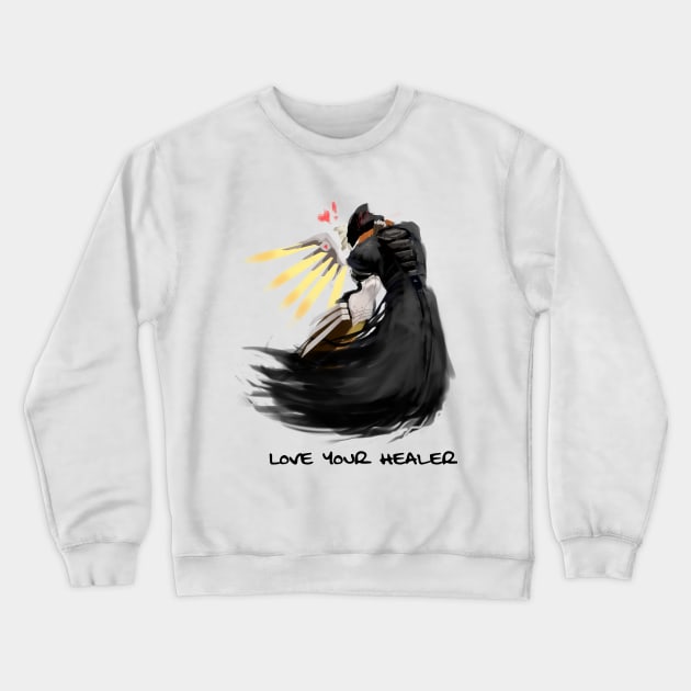 Love Your Healer Crewneck Sweatshirt by Hailielle